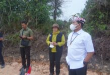 Gubernur Kaltara Tinjau Karhutla di KM 12 Gunung Sari